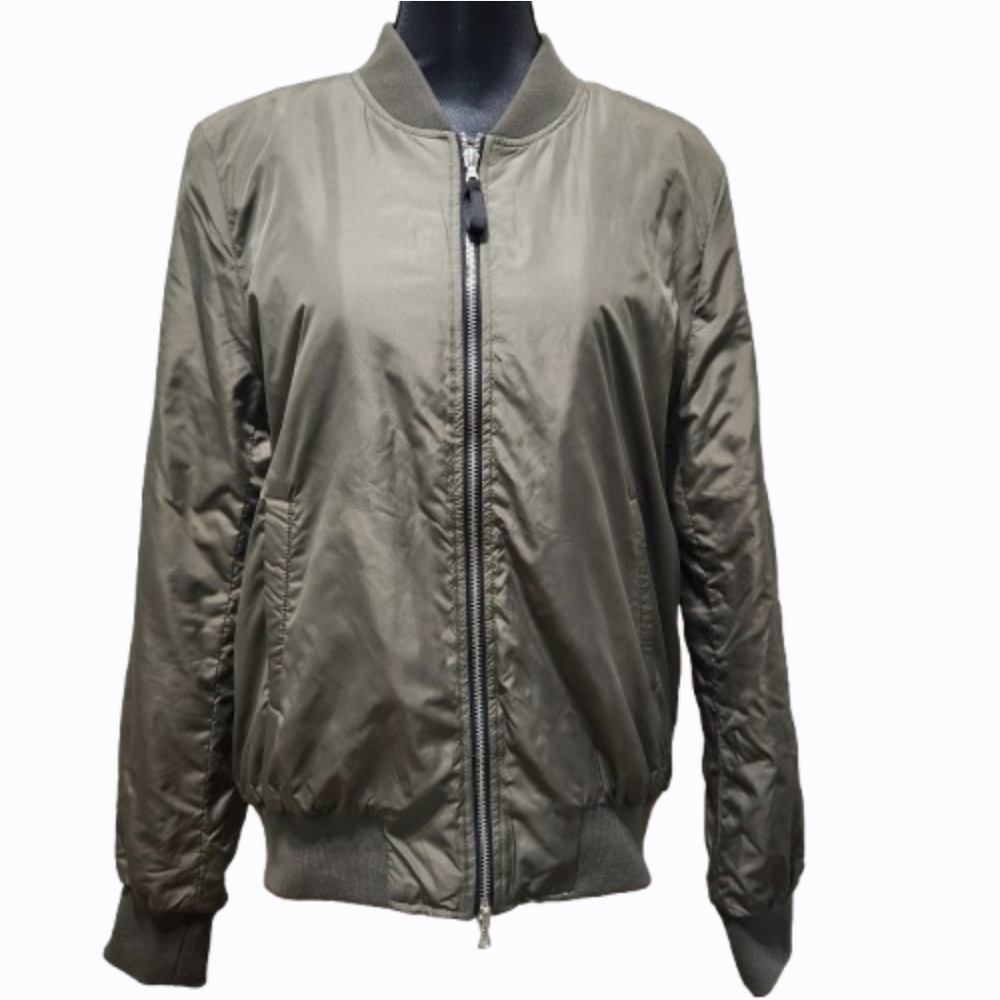 Kuwalla Tee Men's Green Lightweight Bomber Jacket (M)